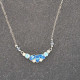 Collier BARBADE - Bleu 2