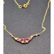 Collier BARBADE - Violet/Rose 2
