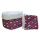 LINGETTES DEMAQUILLANTES EVENTAIL BORDEAUX - LINGETTES