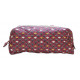 TROUSSE DE TOILETTE EVENTAIL BORDEAUX - PROFIL
