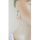 BOUCLE D'OREILLE LORENA - rose situation