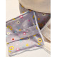 LINGETTES NETTOYANTES ET DEMAQUILLANTES FLEURI - lingettes détail languette