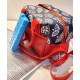 LUNCH BOX EVENTAIL ROUGE