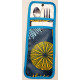 PORTE-COUVERTS EVENTAIL JAUNE