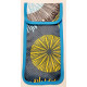 PORTE-COUVERTS EVENTAIL JAUNE