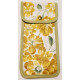 PORTE-COUVERTS FLEURS JAUNES