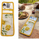 PORTE-COUVERTS NATURE JAUNE
