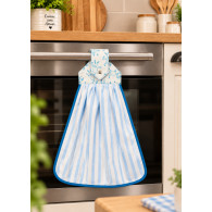 SERVIETTE A SUSPENDRE RAYURES BLEUES